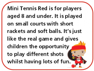 Min Tennis Red