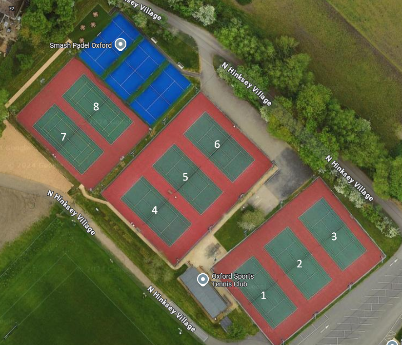 Courts aerial